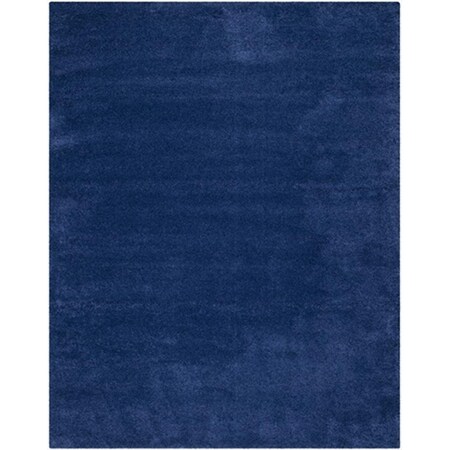 Safavieh 5 ft. 1 in. x 5 ft. 1 in. Square Navy Milan Shag Rug SG180-7070-5SQ